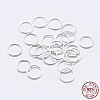 925 Sterling Silver Soldered Closed Jump Rings STER-F036-03S-1x4-3