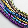Electroplate Non-magnetic Synthetic Hematite Beads Strands G-J210A-M-1