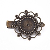 Hair Accessories Iron Alligator Hair Clip Findings LS-IFIN-L035-01AB-NF-1