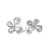Brass Micro Pave Cubic Zirconia Pendants KK-H078-26P-2