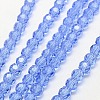 Glass Beads Strands EGLA-J042-6mm-05-1