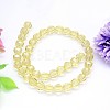 Faceted Round Imitation Austrian Crystal Bead Strands G-M182-10mm-09A-2