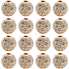 20Pcs Alloy Rhinestone Beads FIND-PA0001-21-1