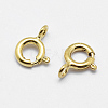 925 Sterling Silver Spring Ring Clasps STER-K167-076D-G-2