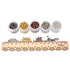 5 Box Iron Round Spacer Beads IFIN-X0001-03-B-3