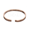 304 Stainless Steel Bangles BJEW-E277-42A-RG-3