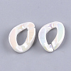 Acrylic Imitation Pearl Linking Rings OACR-S024-47-2