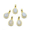 Natural Blue Lace Agate Pendants G-O176J-06G-1