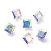 Cubic Zirconia Pointed Back Cabochons ZIRC-H108-09B-001AB-2