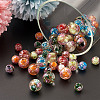 Handmade Gold Sand Lampwork Beads LAMP-CD0001-06-12