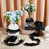 Satin Chiffon Double Ruffled Lace Trim OCOR-WH0047-32A-5