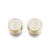 Alloy Enamel Beads ENAM-N052-006-01G-RS-2