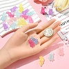 30Pcs Frosted Acrylic Beads MACR-YW0003-92-4