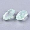 Transparent Spray Painted Glass Beads GLAA-N035-013-D03-2