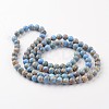 Natural Imperial Jasper Beads Strands X-G-I122-4mm-13-2