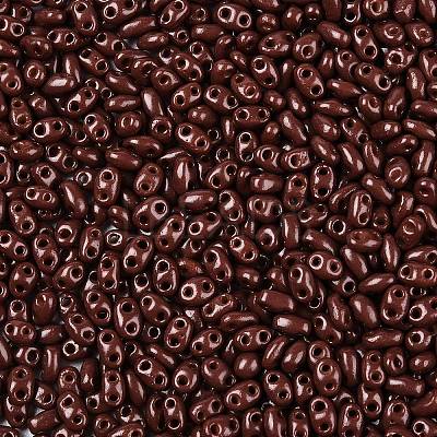 Baking Paint Glass Seed Beads SEED-T006-03V-1