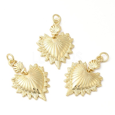 Eco-Friendly Rack Plating Brass Pendants KK-R143-17G-1