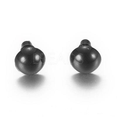 Craft Plastic Doll Eyes Stuffed Toy Eyes DIY-R039-8mm-07-1