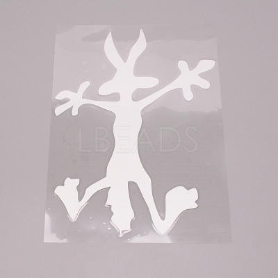 Waterproof PET Personality Wolf Car Stickers DIY-WH0258--05B-02-1