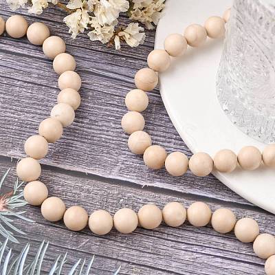 Natural Fossil Beads Strands X-G-E110-10mm-2-1