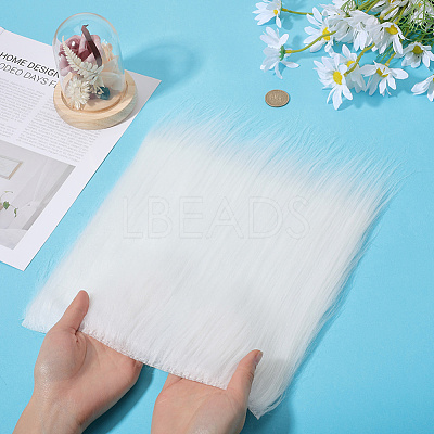 2Pcs Faux Fur Squares Fabric DIY-GF0011-26B-1