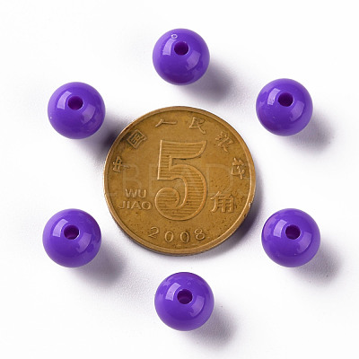 Opaque Acrylic Beads MACR-S370-C8mm-31-1