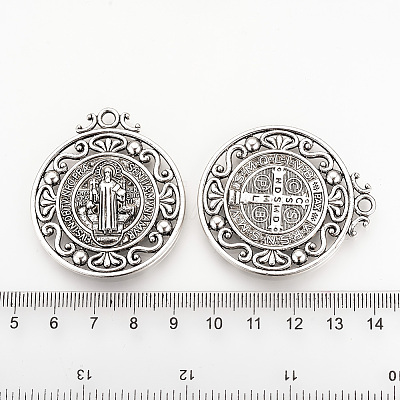 Tibetan Style Alloy Pendants LS-X-TIBEP-Q078-01AS-RS-1