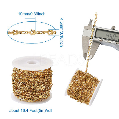 PVD Vacuum Plating 304 Stainless Steel Link Chains CHS-TA0001-17-1