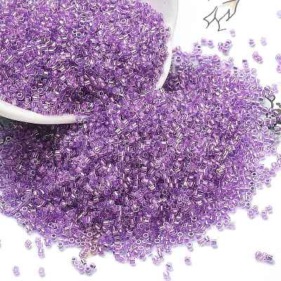 Transparent Inside Colours Glass Seed Beads SEED-H003-04E-1