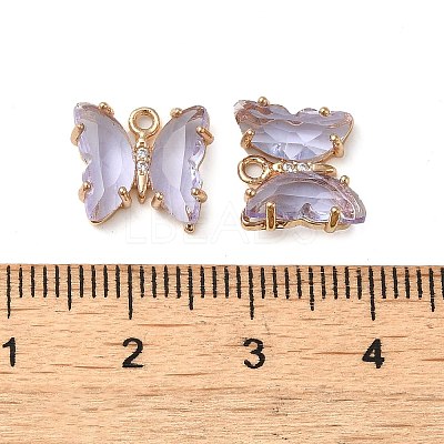 Brass with Glass Pendants FIND-Z020-02E-1