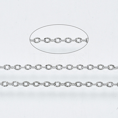 Tarnish Resistant 304 Stainless Steel Chains CHS-S001-12B-P-1