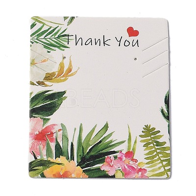 Cardboard Necklace Earring Set Display Cards X-CDIS-A002-C-03A-1