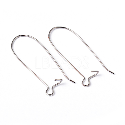 Brass Hoop Earring Wires Hook Earring Making Findings X-EC221-1
