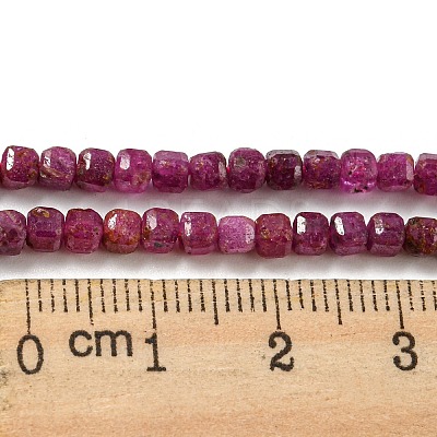 Natural Ruby Beads Strands G-P457-B01-36B-1