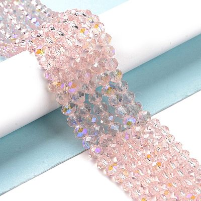 Electroplate Glass Beads Strands X1-EGLA-A034-T4mm-L18-1