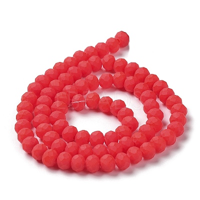Glass Beads Strands EGLA-A034-P6mm-MD03-1