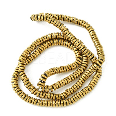 Electroplated Synthetic Non-Magnetic Hematite Beads Strands G-H020-M01-02-1