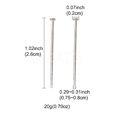Iron Flat Head Pins IFIN-FS0001-30F-1
