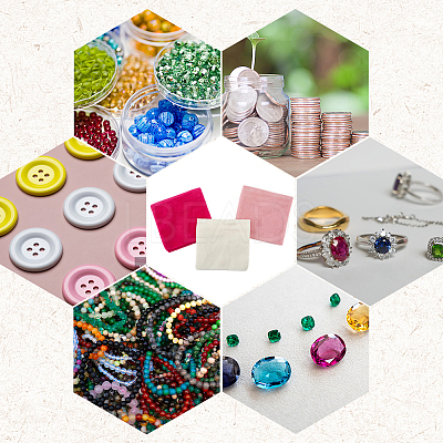 3Pcs 3 Colors Folding Velvet Jewelry Storage Bags for Earrings Rings Bracelets ABAG-CN0001-69B-1