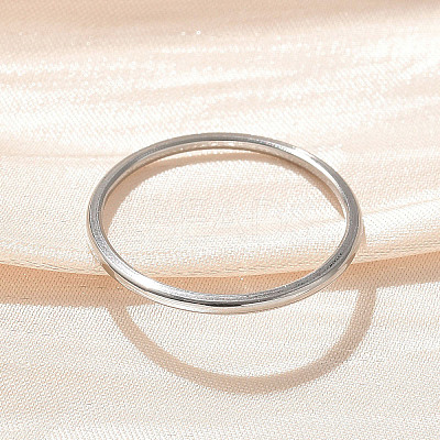 304 Stainless Steel Plain Band Rings STAS-I160-F03-P-1
