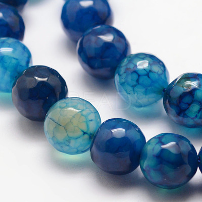 Natural Agate Bead Strands X-G-K166-07F-10mm-03-1