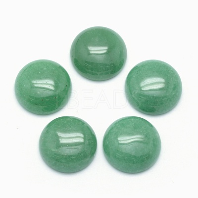 Natural Green Aventurine Cabochons G-E492-B-10-1