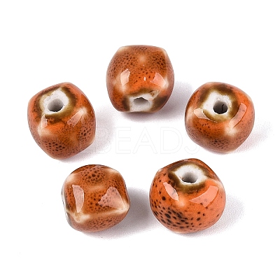 Vintage Handmade Porcelain Beads PORC-N013-18-18-1