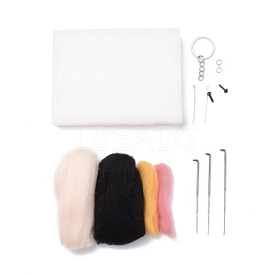 DIY Constellation Doll Keychain Needle Felting  Kit DIY-D068-01P-12-1