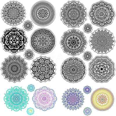 Plastic Stamps DIY-WH20018-0090-1