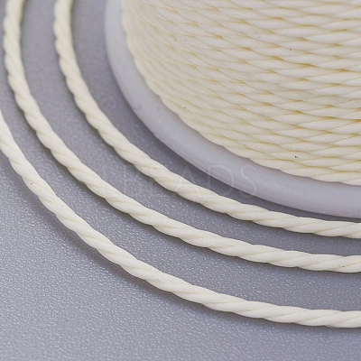 Round Waxed Polyester Cord YC-G006-01-1.0mm-16-1