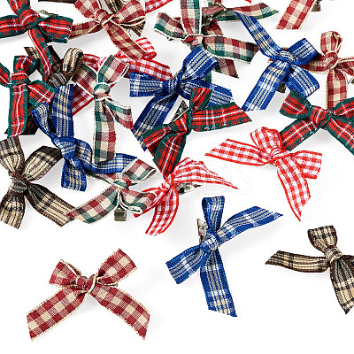 30Pcs 6 Colors Cloth Alligator Hair Clips PHAR-TA0001-18-1