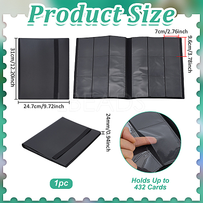 PP Plastic Photo Collection Album AJEW-WH0696-357-1
