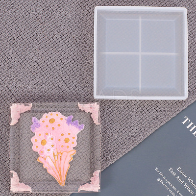 Silicone Cup Mats Molds DIY-G009-21-1