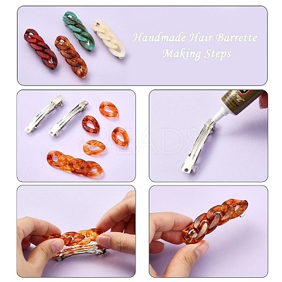 Hair Accessories Carbon Steel Hair Barrettes Finding PHAR-C009-01P-02-1